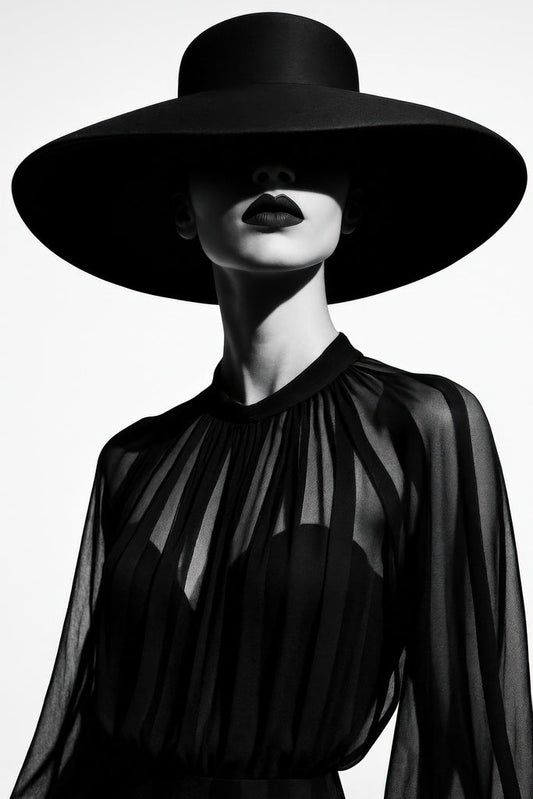 Bold Elegance in Veil of Shadows - endast motiv.