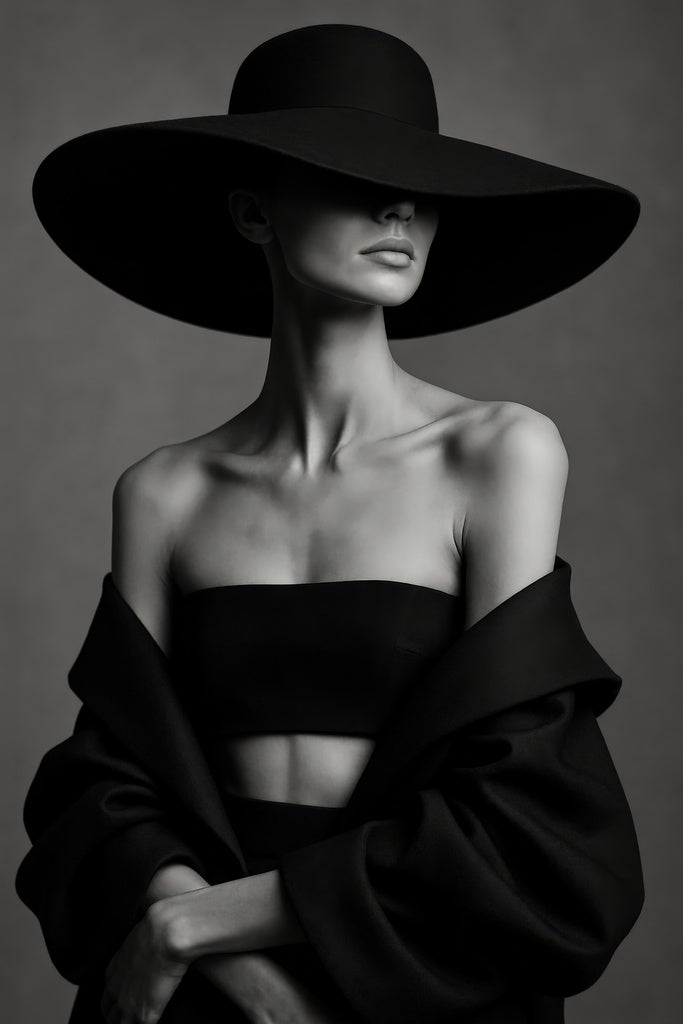 Couture Elegance in Shadow - endast motiv.