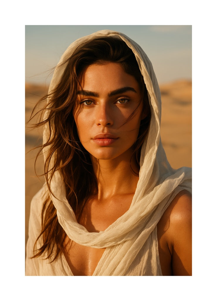 Desert Elegance affisch med passepartout.