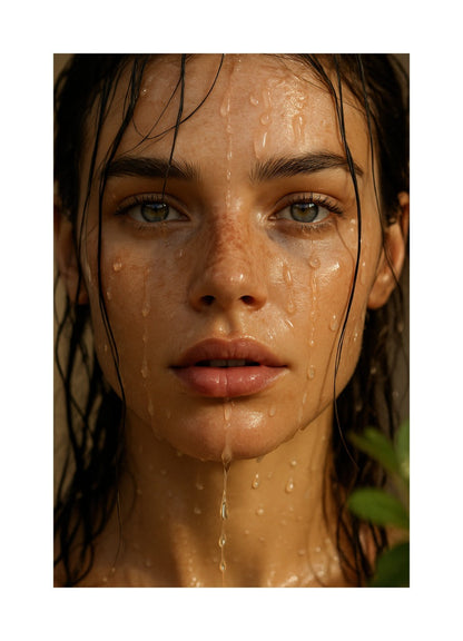 Dew-Kissed Glow affisch med passepartout.