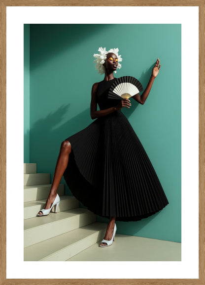 Fan of Grace affisch stylad i interiörmiljö med ekram.