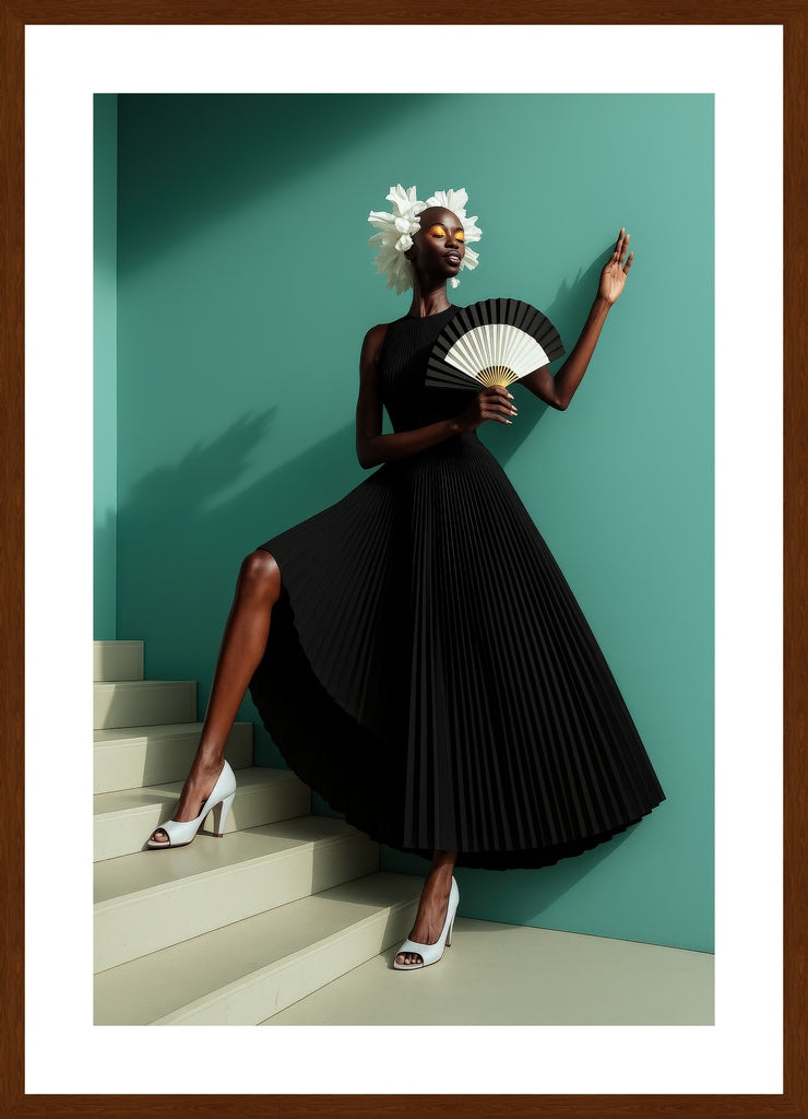 Fan of Grace affisch stylad i interiörmiljö med mörk ekram.