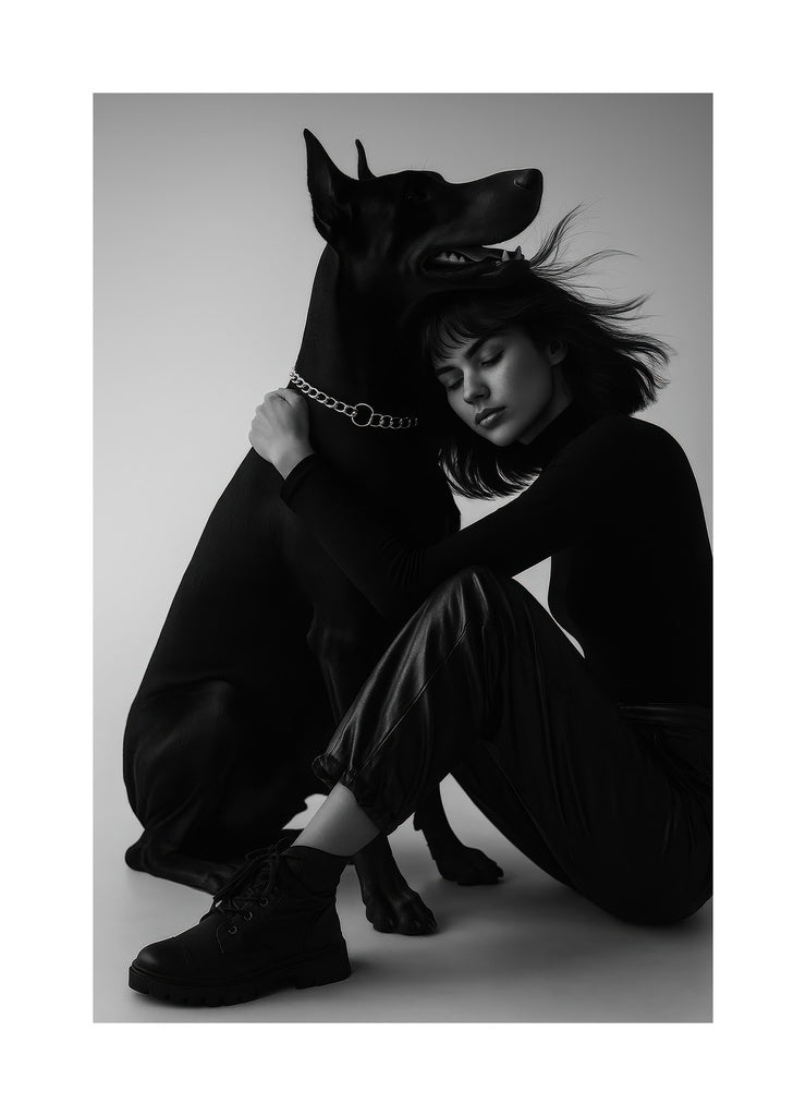 Fierce Companion affisch med passepartout.