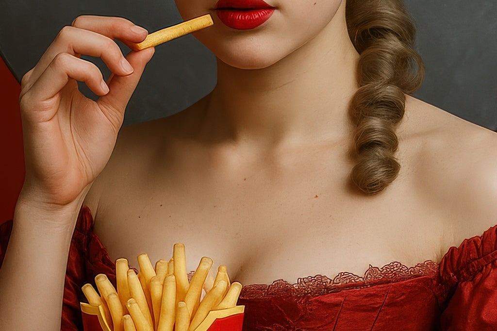 Halo of Crimson Fries - närbild på detalj.