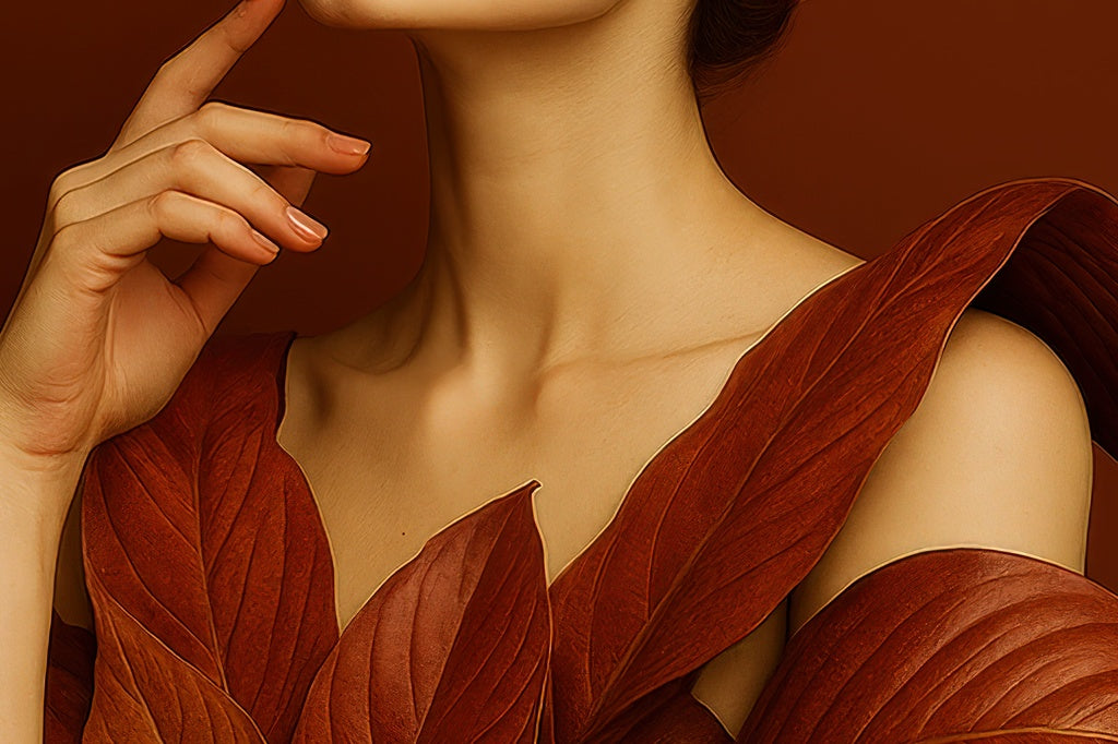 Leaf Couture I - närbild på detalj.