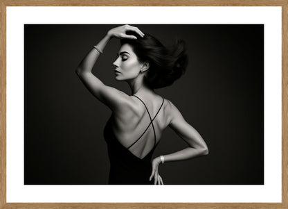 Midnight Grace affisch stylad i interiörmiljö med ekram.