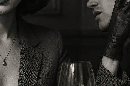 Noir Cafe Drama - närbild på detalj.