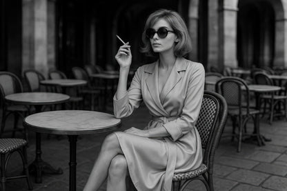 Parisian Cafe Reverie - endast motiv.