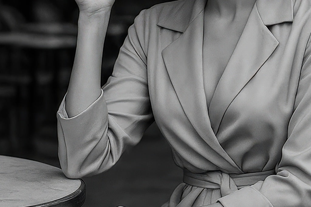 Parisian Cafe Reverie - närbild på detalj.