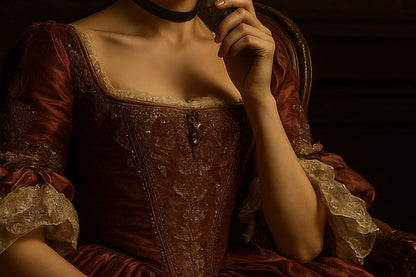 Rococo Lollipop Muse - närbild på detalj.