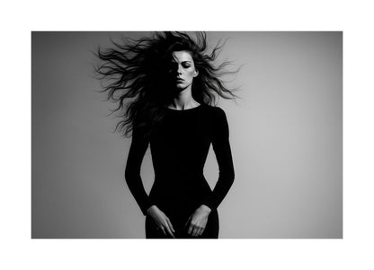 Shadowless Stride affisch med passepartout.