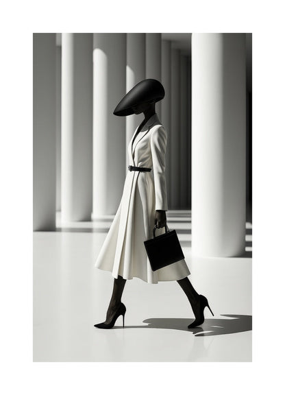 Stylish Eclipse affisch med passepartout.