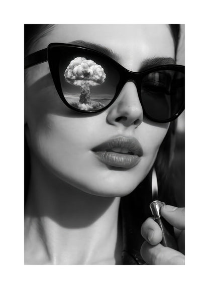 There goes the neighborhood affisch med passepartout.