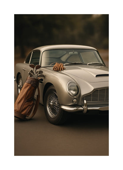 Timeless Luxury on the Fairway affisch med passepartout.